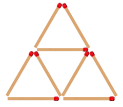 Triangle with two levels